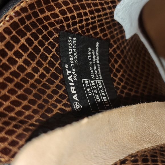 Ariat leapored print darlin booties size 7 - Picture 10 of 12